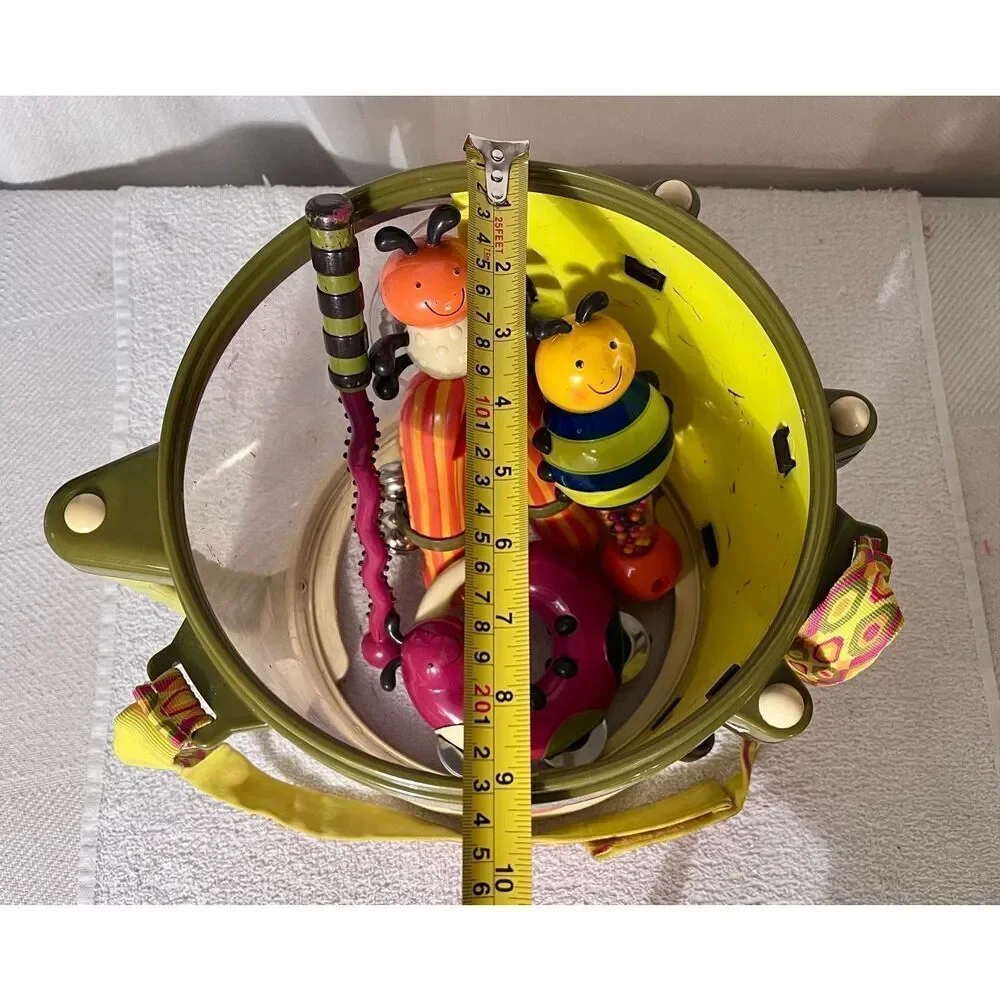 Just B Parum Pum Pum Drum Musical Instruments Set Bugs Play Toddler Kids Toys